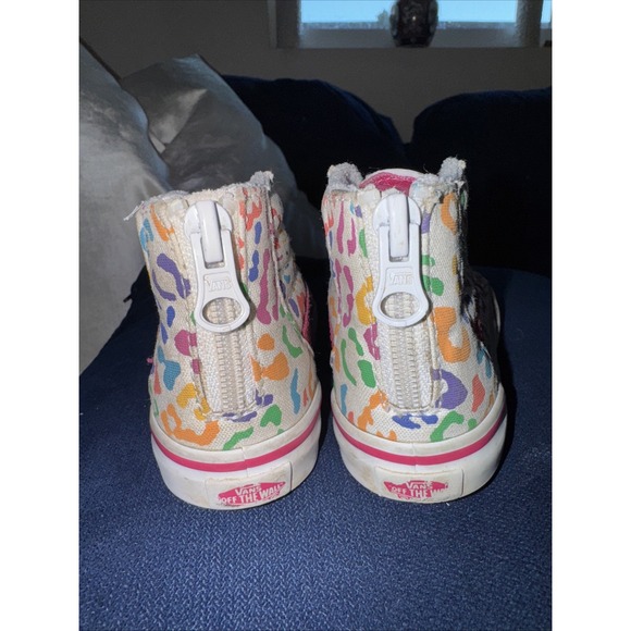 Vans Kids Sneakers - Multicolor Leopard Print - Picture 10 of 12